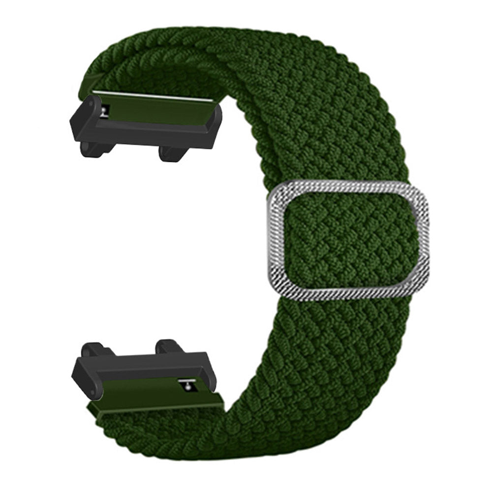 Watch Strap for Huami Amazfit T-Rex 2, Nylon Braided Adjustable Loop Wrist Band Replacement