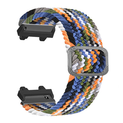 Watch Strap for Huami Amazfit T-Rex 2, Nylon Braided Adjustable Loop Wrist Band Replacement