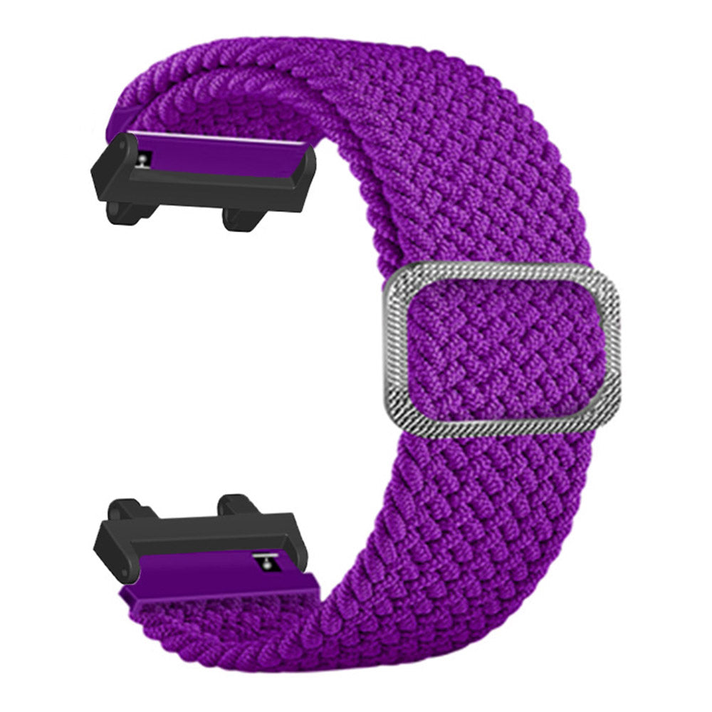 Watch Strap for Huami Amazfit T-Rex 2, Nylon Braided Adjustable Loop Wrist Band Replacement