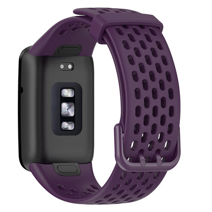 For Xiaomi Mi Band 7 Pro Soft Silicone Watch Strap Wear-resistant Breathable Replacement Band