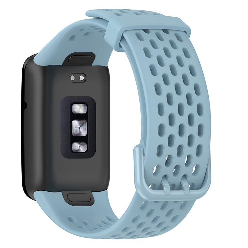 For Xiaomi Mi Band 7 Pro Soft Silicone Watch Strap Wear-resistant Breathable Replacement Band