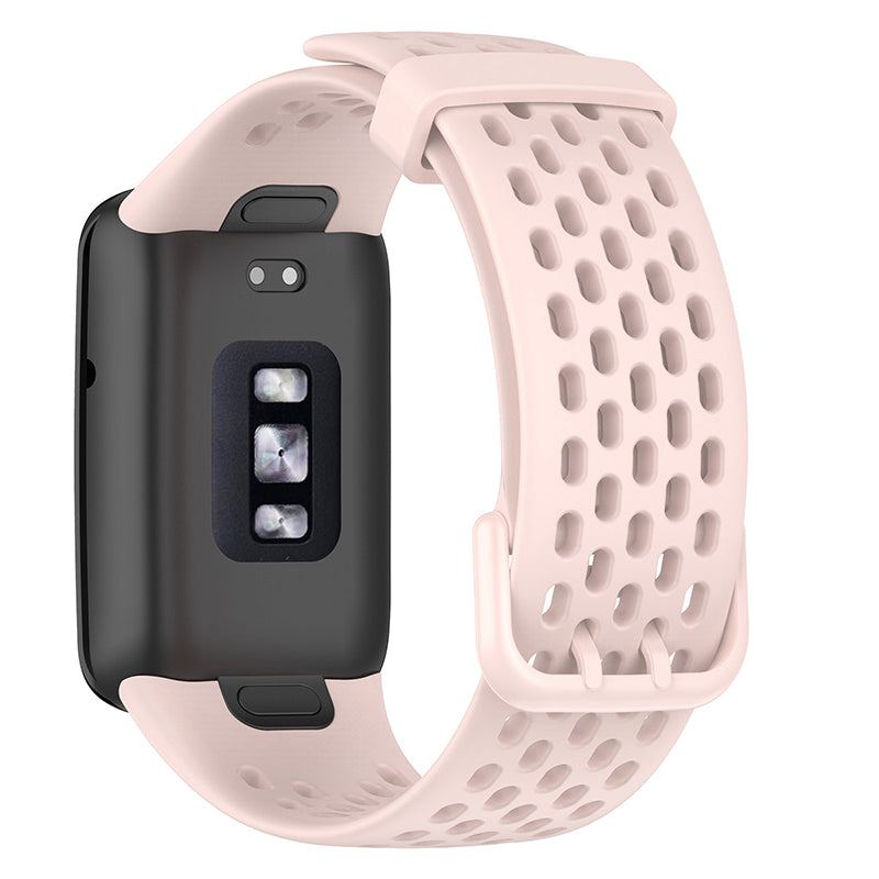 For Xiaomi Mi Band 7 Pro Soft Silicone Watch Strap Wear-resistant Breathable Replacement Band