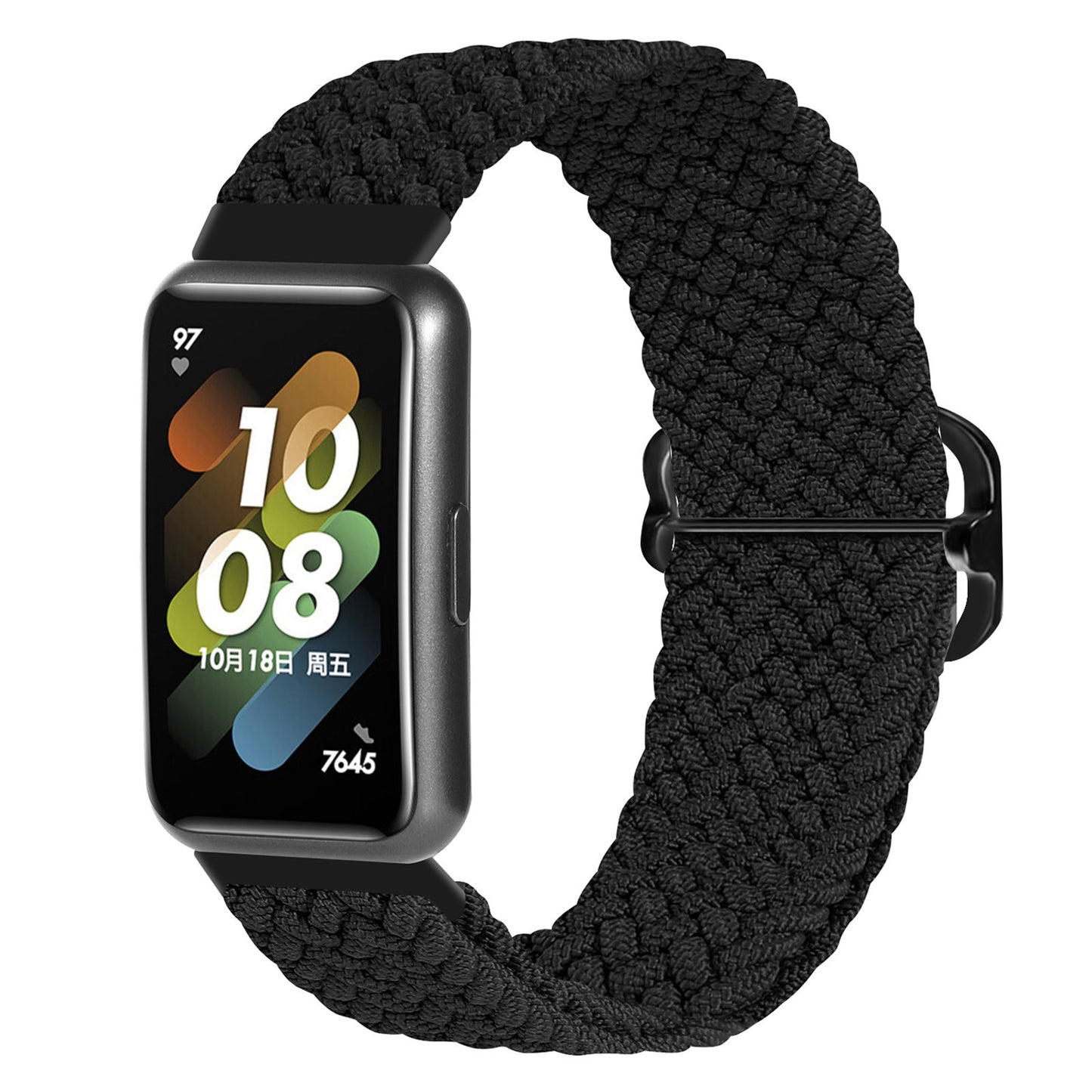 For Huawei Band 7 Braided Watch Band Replacement Wrist Strap with Adjustable Buckle