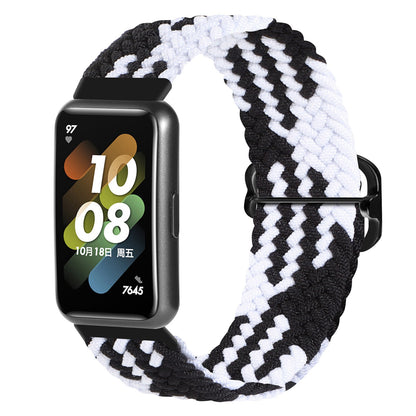 For Huawei Band 7 Braided Watch Band Replacement Wrist Strap with Adjustable Buckle