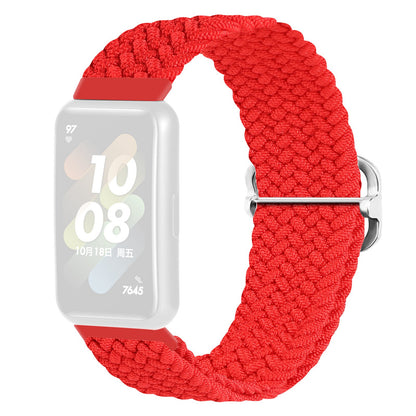 For Huawei Band 7 Braided Watch Band Replacement Wrist Strap with Adjustable Buckle