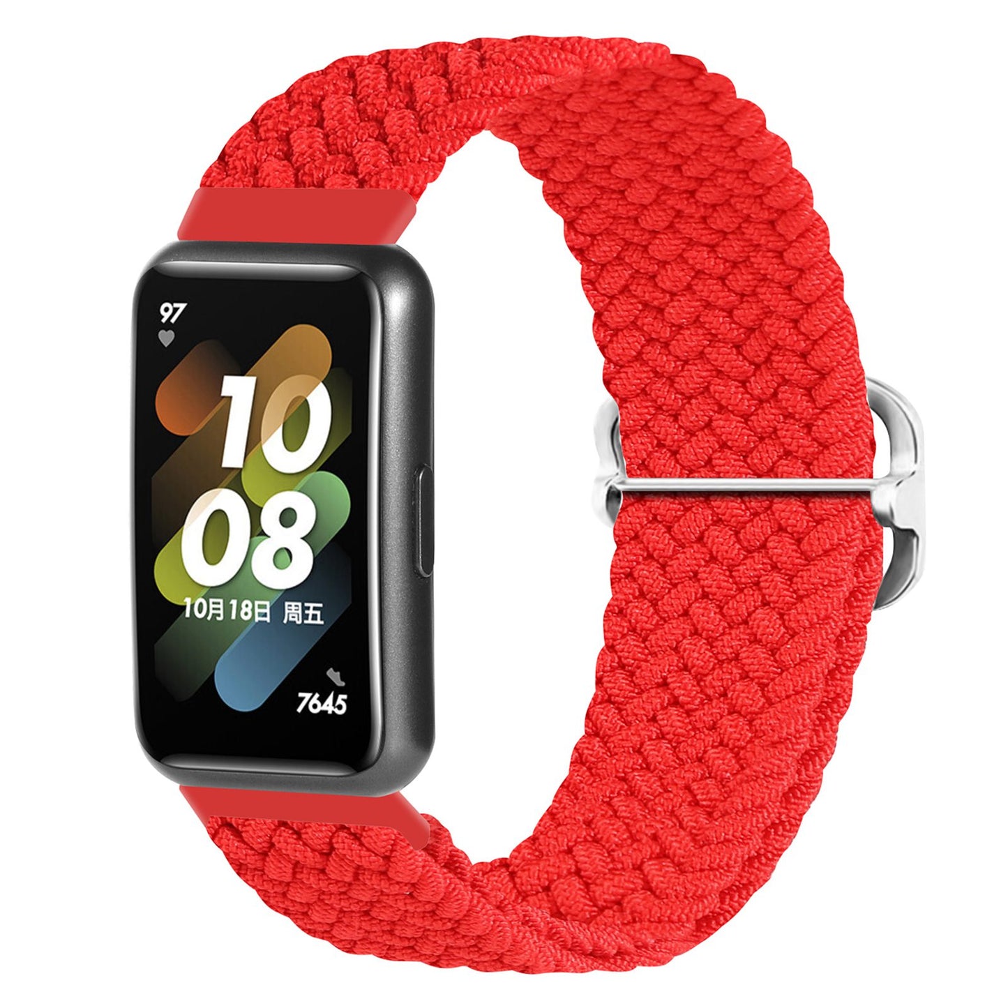 For Huawei Band 7 Braided Watch Band Replacement Wrist Strap with Adjustable Buckle