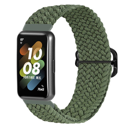 For Huawei Band 7 Braided Watch Band Replacement Wrist Strap with Adjustable Buckle