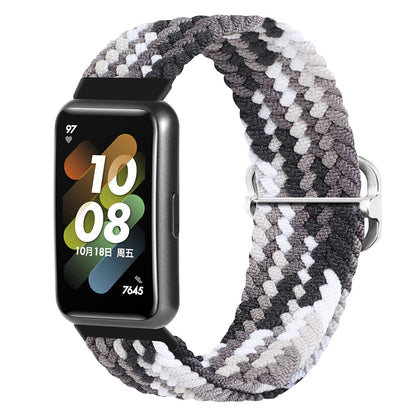 For Huawei Band 7 Braided Watch Band Replacement Wrist Strap with Adjustable Buckle