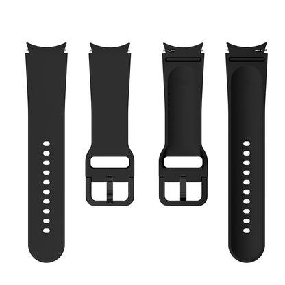 For Samsung Galaxy Watch 5 40mm / 44mm  /  5 Pro 45mm  /  Watch4 40mm / 44mm Watch Band Silicone Watch Strap Replacement Watchband