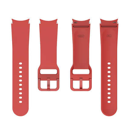 For Samsung Galaxy Watch 5 40mm / 44mm  /  5 Pro 45mm  /  Watch4 40mm / 44mm Watch Band Silicone Watch Strap Replacement Watchband