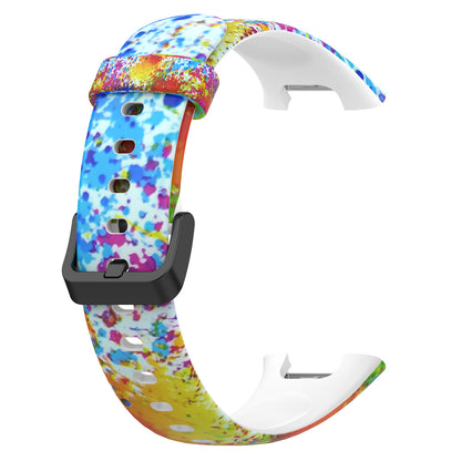 For Xiaomi Mi Band 7 Pro Sport Band Soft Silicone Pattern Printing Replacement Wristband, Standard Size