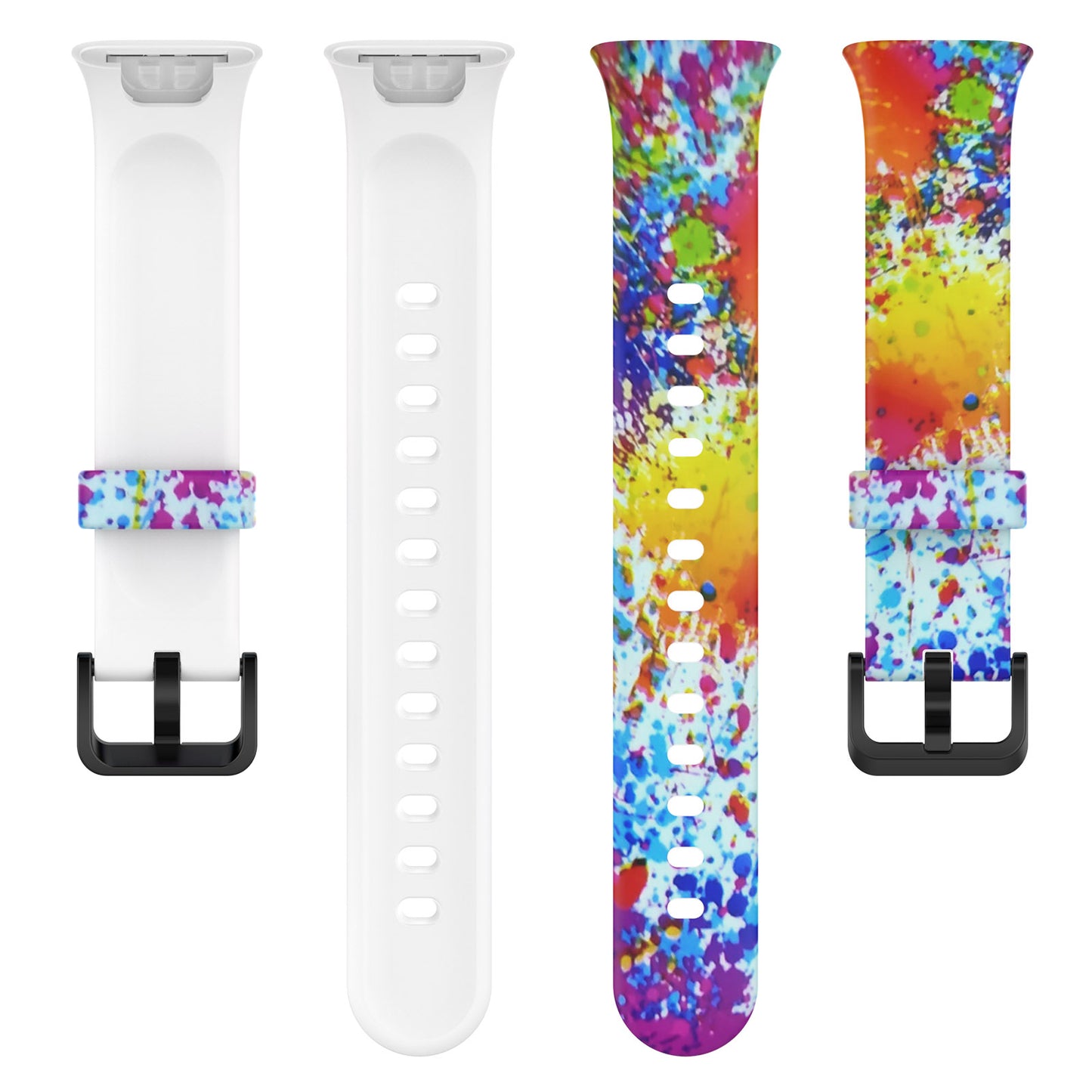 For Xiaomi Mi Band 7 Pro Sport Band Soft Silicone Pattern Printing Replacement Wristband, Standard Size