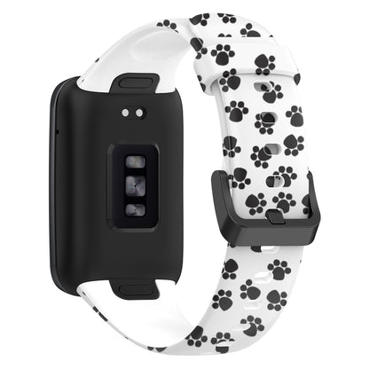 For Xiaomi Mi Band 7 Pro Sport Band Soft Silicone Pattern Printing Replacement Wristband, Standard Size