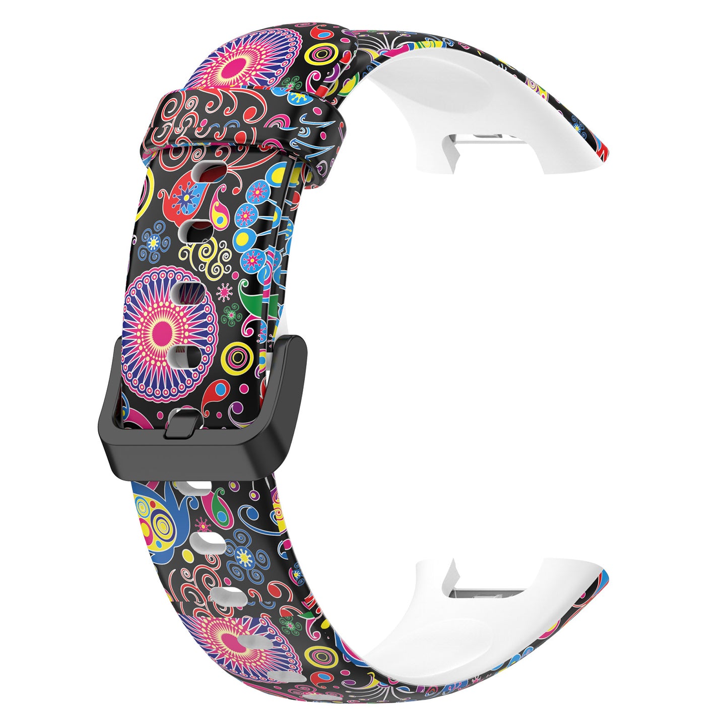 For Xiaomi Mi Band 7 Pro Sport Band Soft Silicone Pattern Printing Replacement Wristband, Standard Size