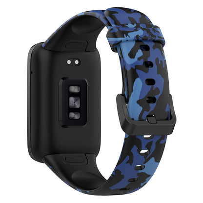 For Xiaomi Mi Band 7 Pro Sport Band Soft Silicone Pattern Printing Replacement Wristband, Standard Size