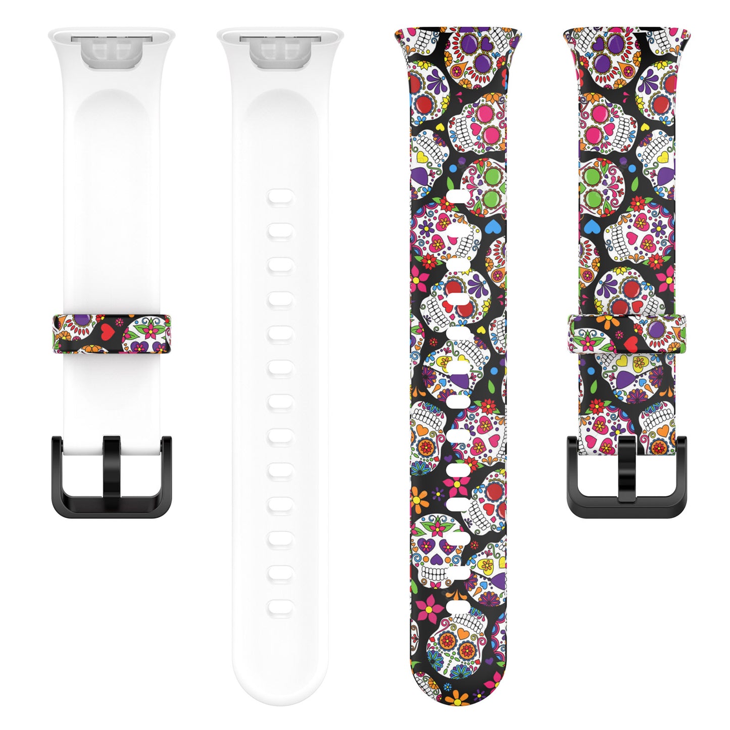 For Xiaomi Mi Band 7 Pro Sport Band Soft Silicone Pattern Printing Replacement Wristband, Standard Size