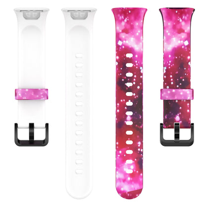 For Xiaomi Mi Band 7 Pro Sport Band Soft Silicone Pattern Printing Replacement Wristband, Standard Size