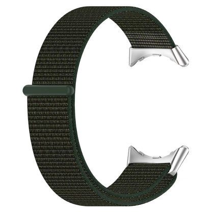 For Google Pixel Watch Nylon Loop Fasten Watch Band Breathable Sport Wrist Band Replacement