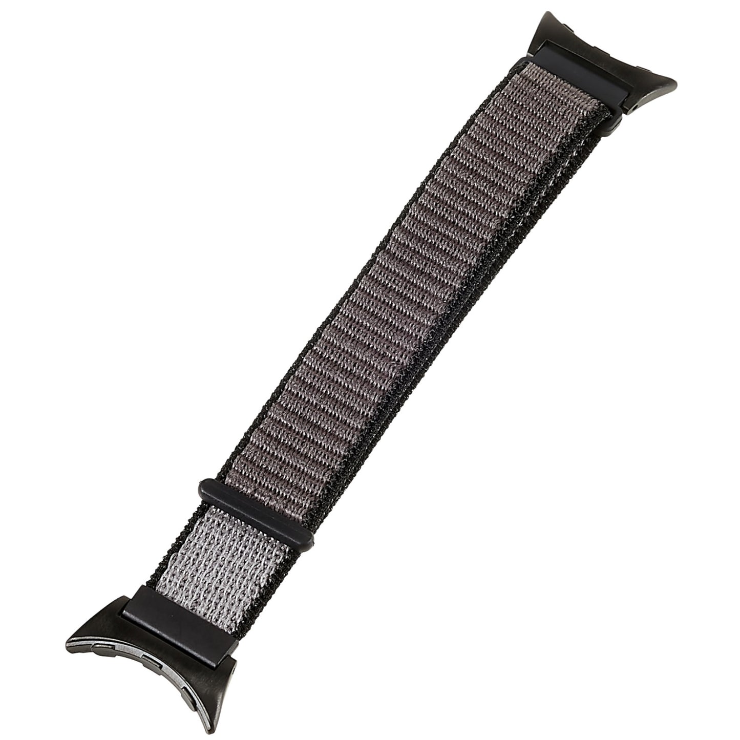 For Google Pixel Watch Breathable Nylon Weave Strap Sport Loop Replacement Watch Band with Black Metal Connector