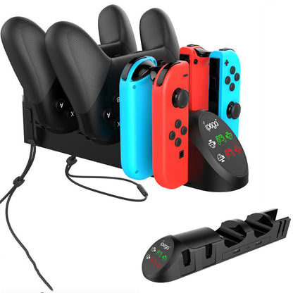 IPEGA PG-9187 6 in 1 Game Joystick Handle Controller Charging Base for Nintendo Switch Joy-Con/Pro