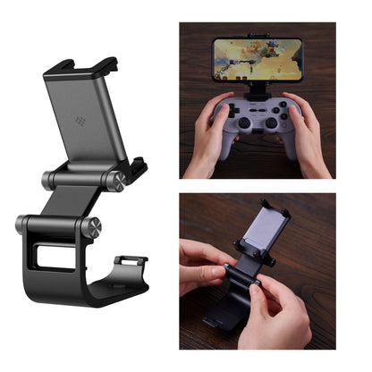 8BITDO Adjustable Aluminium Alloy Phone Holder Gaming Clip Bracket for 8BitDo Pro 2 Bluetooth Controller