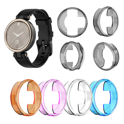 Multi-Color Clear TPU Anti-Drop Smart Watch Cover Case Protector for Garmin Lily