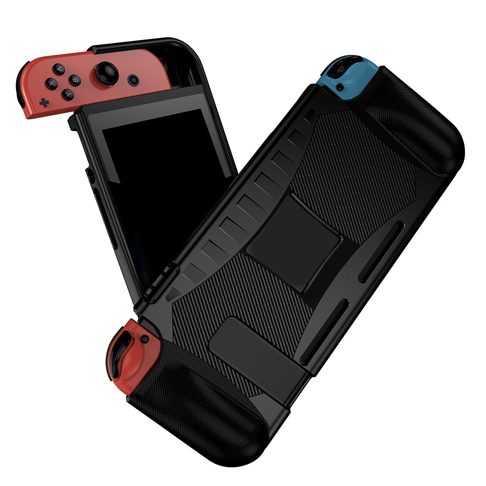 Shockproof TPU Protective Case Cover with Kickstand for Nintendo Switch