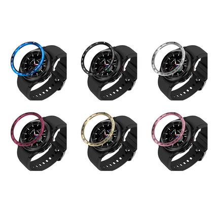 Speed Scale Design Stainless Steel Protective Watch Bezel Ring Cover for Samsung Galaxy Watch4 Classic 46mm