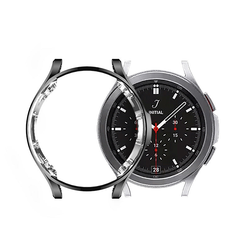 Clear TPU Full Wrapped Shockproof Watch Protective Frame Case Cover for Samsung Galaxy Watch4 44mm