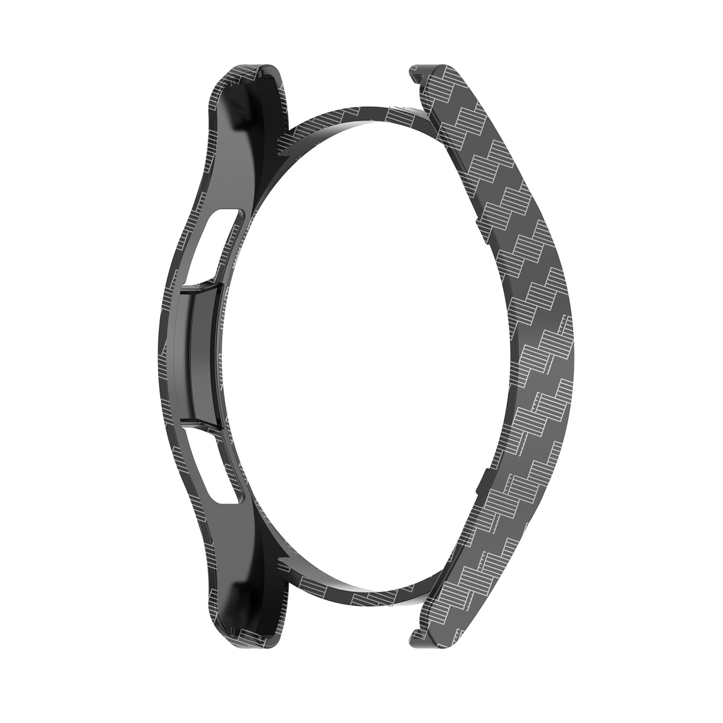 Half Hollowed Watch Cover PC Anti-Scratch Protection Frame Shell for Samsung Galaxy Watch4 Classic 46mm