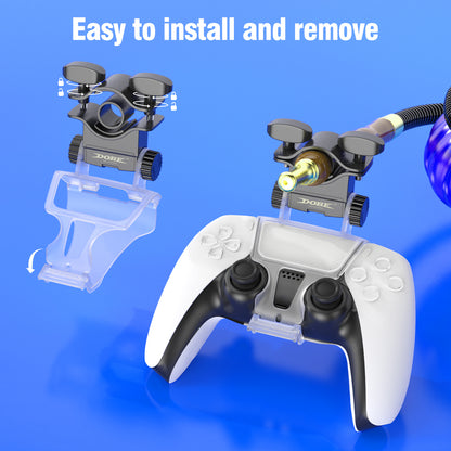 DOBE TP5-0573 Adjustable Game Smoke Pipe Holder Clip Hookah Gamepad Joystick Clamp Bracket for PS5 Wireless Controller