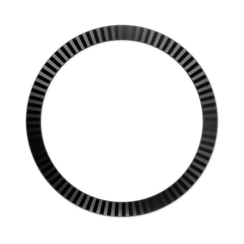 Stainless Steel Bevel Ring Adhesive Protective Shell for Samsung Galaxy Watch4 Classic 46mm