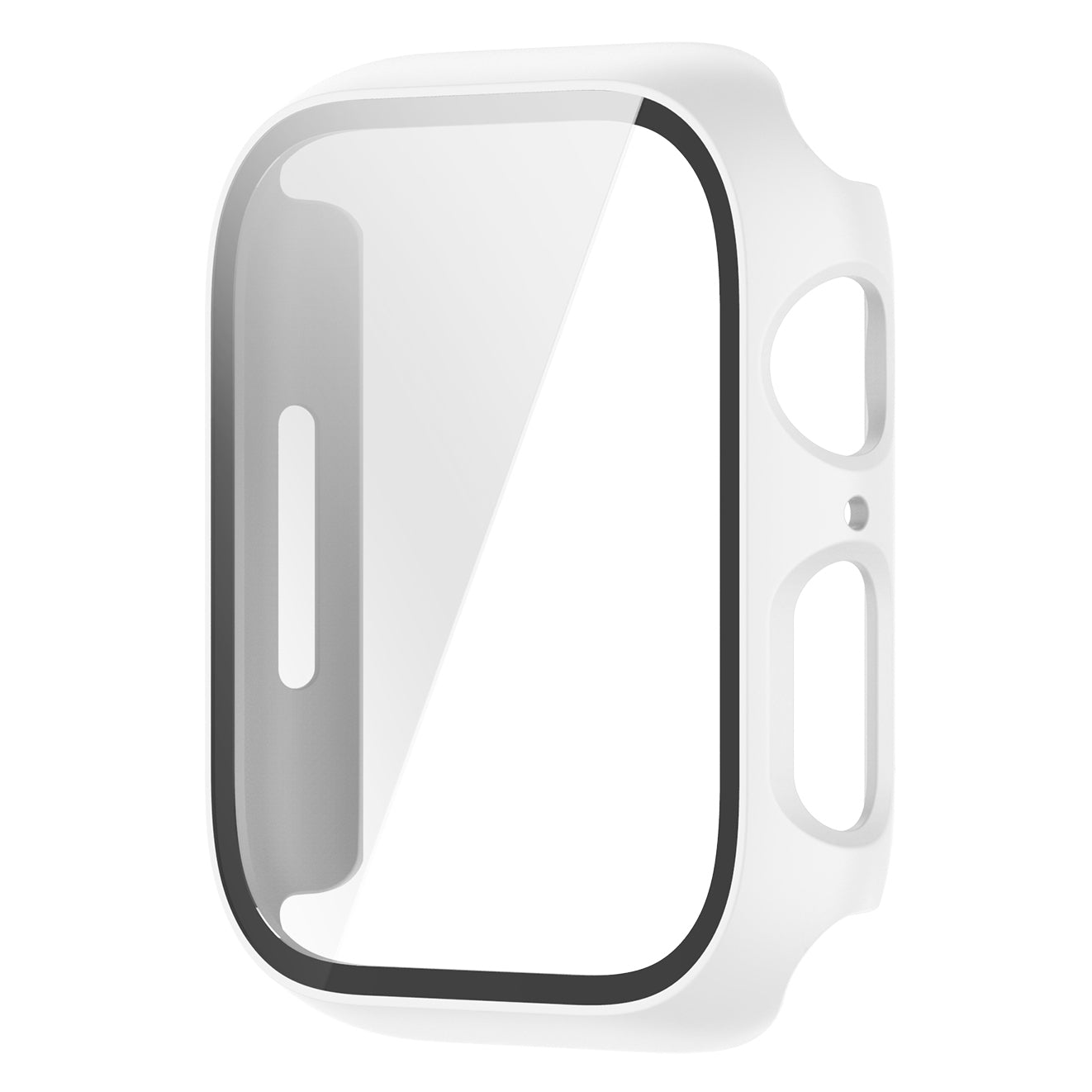 2 in 1 Full Protection Scratch Resistant Hard PC Case with Tempered Glass Screen Cover for Apple Watch Series 7 45mm / Series 8 45mm