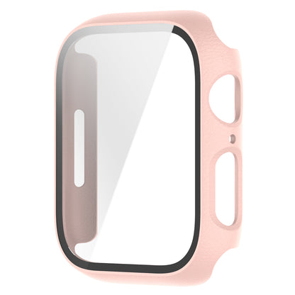 2 in 1 Full Protection Scratch Resistant Hard PC Case with Tempered Glass Screen Cover for Apple Watch Series 7 45mm / Series 8 45mm