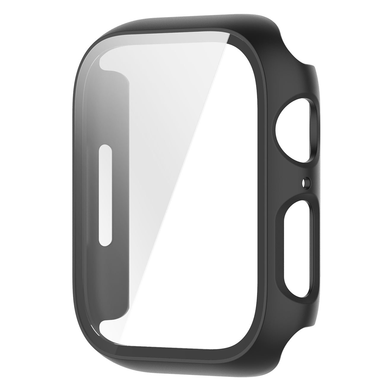 2 in 1 Full Protection Scratch Resistant Hard PC Case with Tempered Glass Screen Cover for Apple Watch Series 7 45mm / Series 8 45mm