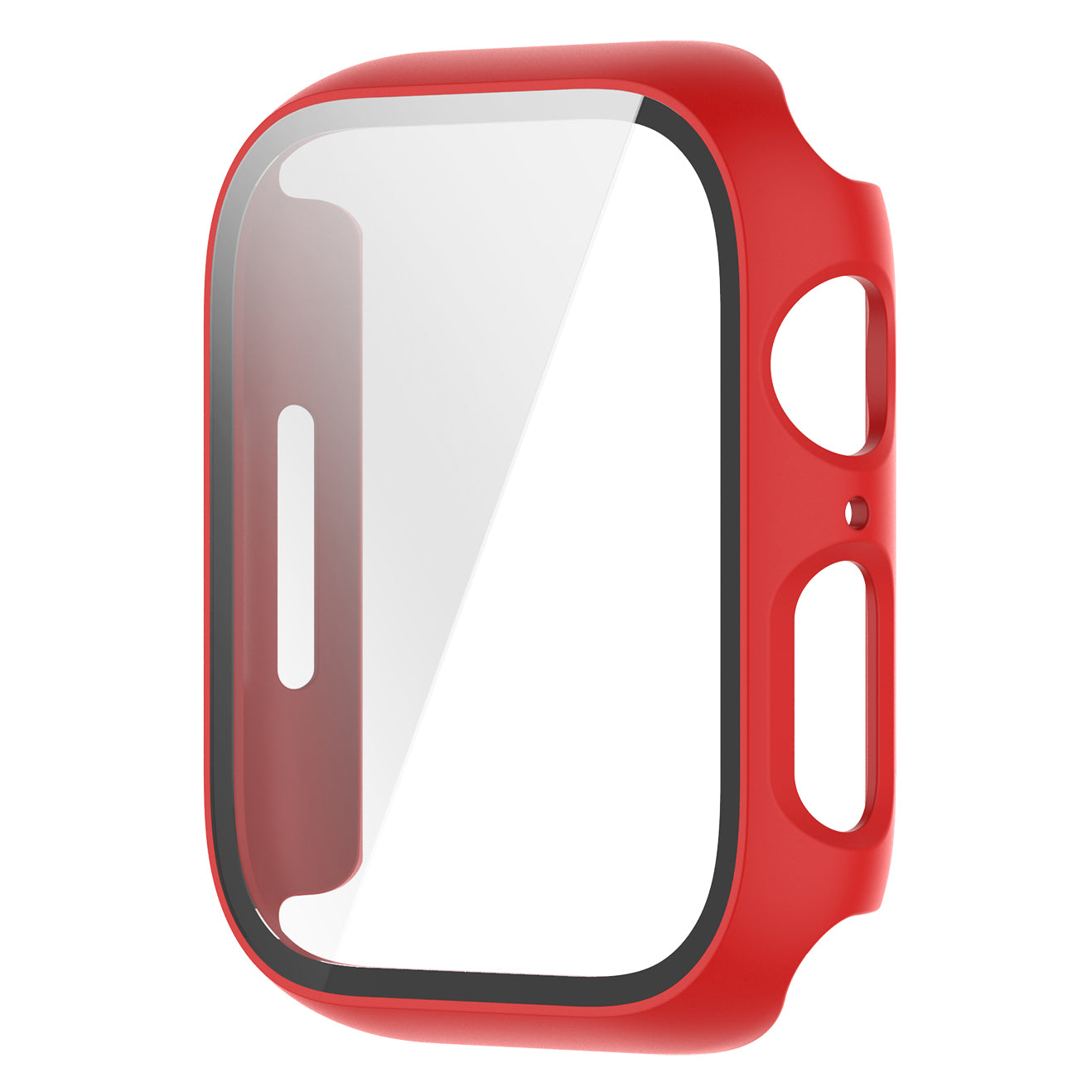 2 in 1 Full Protection Scratch Resistant Hard PC Case with Tempered Glass Screen Cover for Apple Watch Series 7 45mm / Series 8 45mm