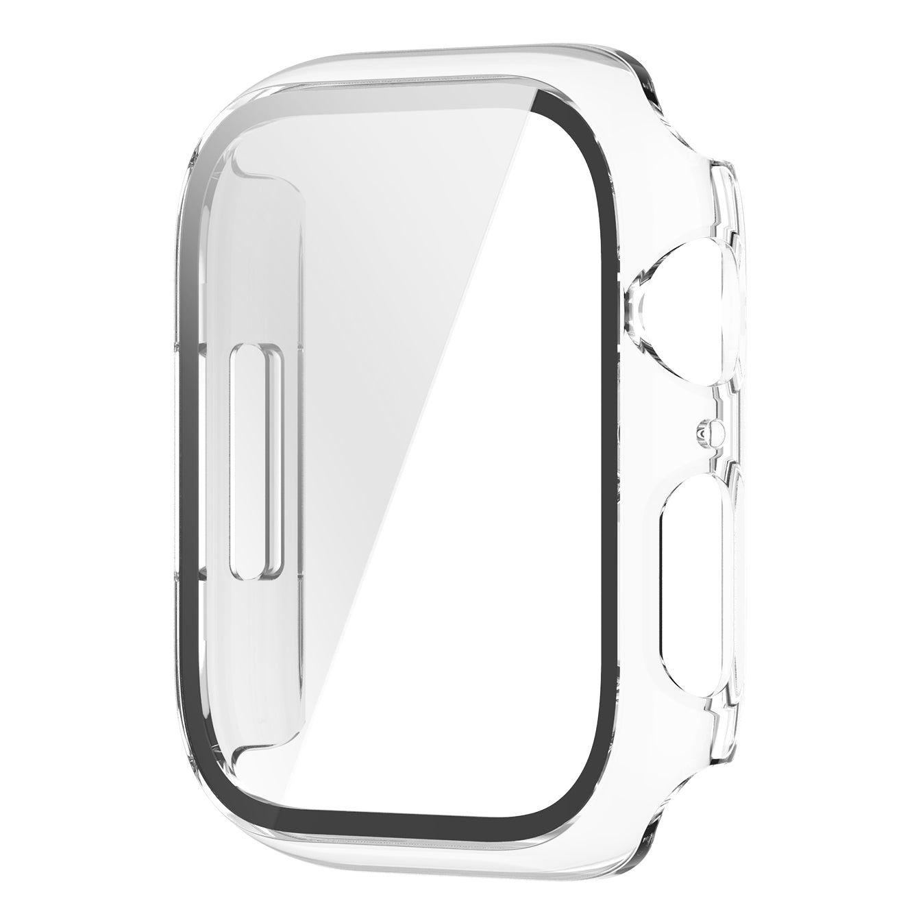 2 in 1 Full Protection Scratch Resistant Hard PC Case with Tempered Glass Screen Cover for Apple Watch Series 7 45mm / Series 8 45mm