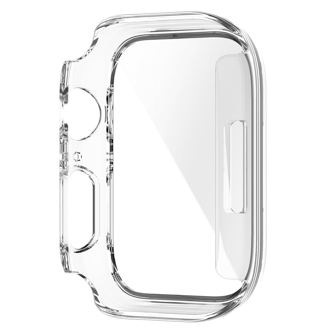 2 in 1 Full Protection Scratch Resistant Hard PC Case with Tempered Glass Screen Cover for Apple Watch Series 7 45mm / Series 8 45mm