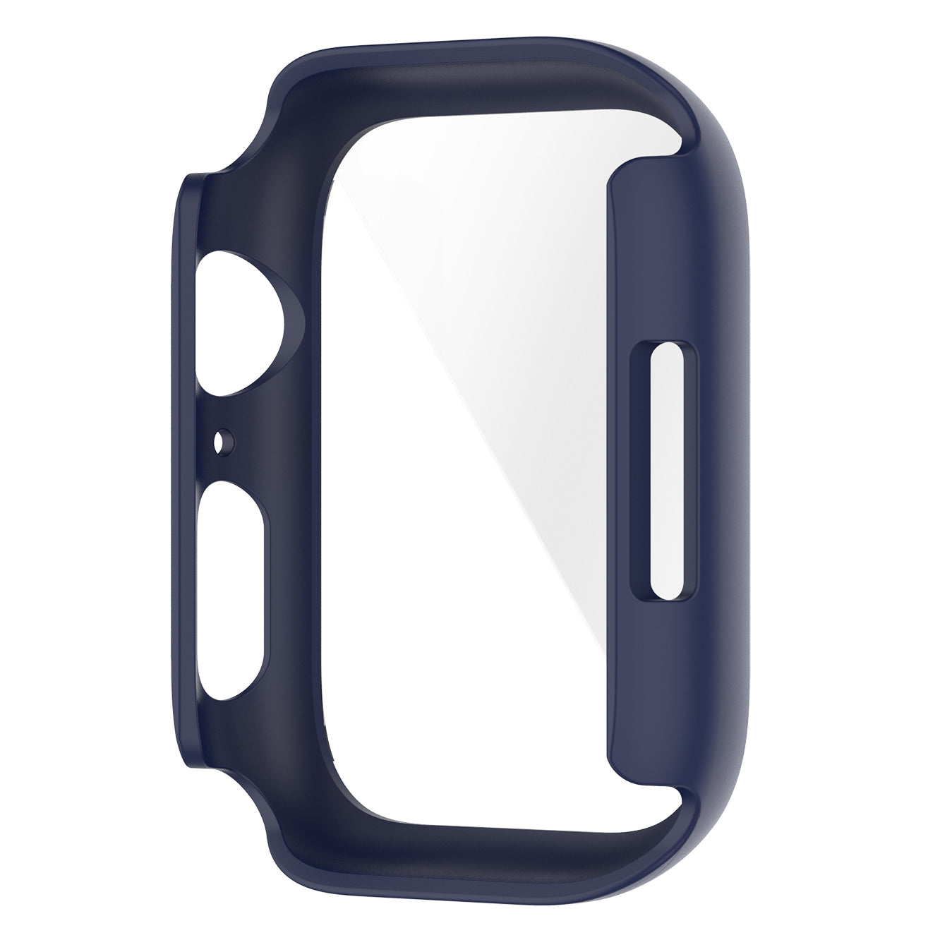 2 in 1 Full Protection Scratch Resistant Hard PC Case with Tempered Glass Screen Cover for Apple Watch Series 7 45mm / Series 8 45mm