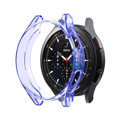 Anti-Scratch Transparent TPU Protective Case Cover for Samsung Galaxy Watch4 Classic 46mm