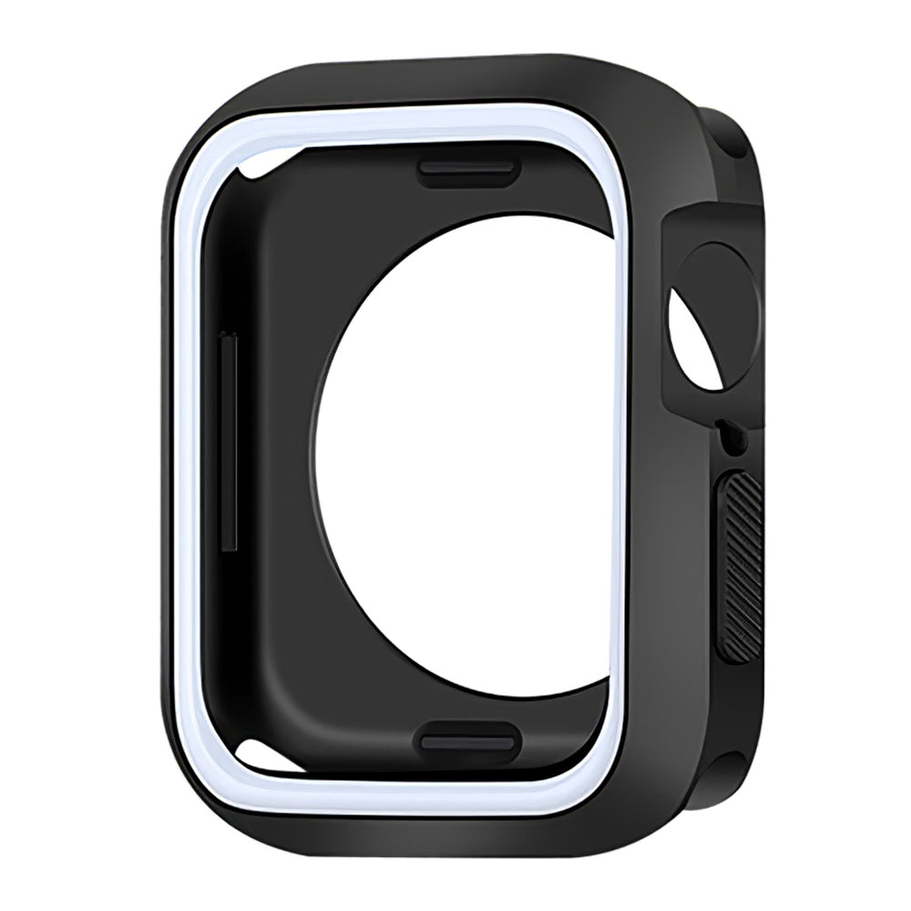 Soft Silicone Dual Color Smart Watch Protective Case Cover Frame for Apple Apple Watch Series 7 45mm / Series 8 45mm