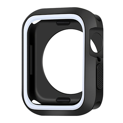 Soft Silicone Dual Color Smart Watch Protective Case Cover Frame for Apple Apple Watch Series 7 45mm / Series 8 45mm