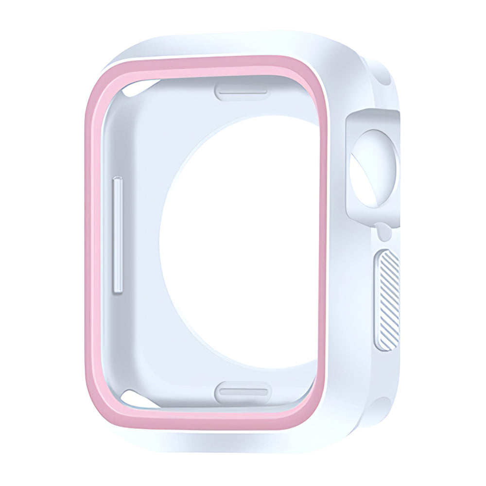 Soft Silicone Dual Color Smart Watch Protective Case Cover Frame for Apple Apple Watch Series 7 45mm / Series 8 45mm