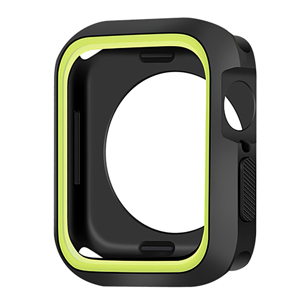 Soft Silicone Dual Color Smart Watch Protective Case Cover Frame for Apple Apple Watch Series 7 45mm / Series 8 45mm