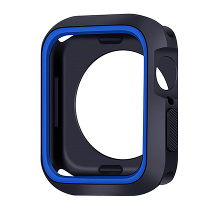 Soft Silicone Dual Color Smart Watch Protective Case Cover Frame for Apple Apple Watch Series 7 45mm / Series 8 45mm