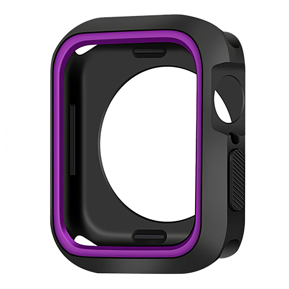 Soft Silicone Dual Color Smart Watch Protective Case Cover Frame for Apple Apple Watch Series 7 45mm / Series 8 45mm