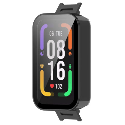 Built-in with Tempered Glass Screen Protector Anti-drop PC Watch Case for Xiaomi Redmi Smart Band Pro