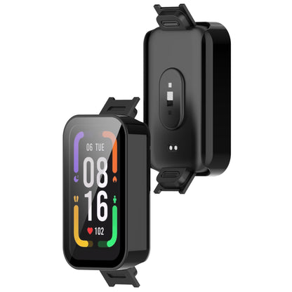 Built-in with Tempered Glass Screen Protector Anti-drop PC Watch Case for Xiaomi Redmi Smart Band Pro