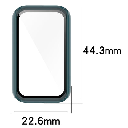 Built-in with Tempered Glass Screen Protector Anti-drop PC Watch Case for Xiaomi Redmi Smart Band Pro