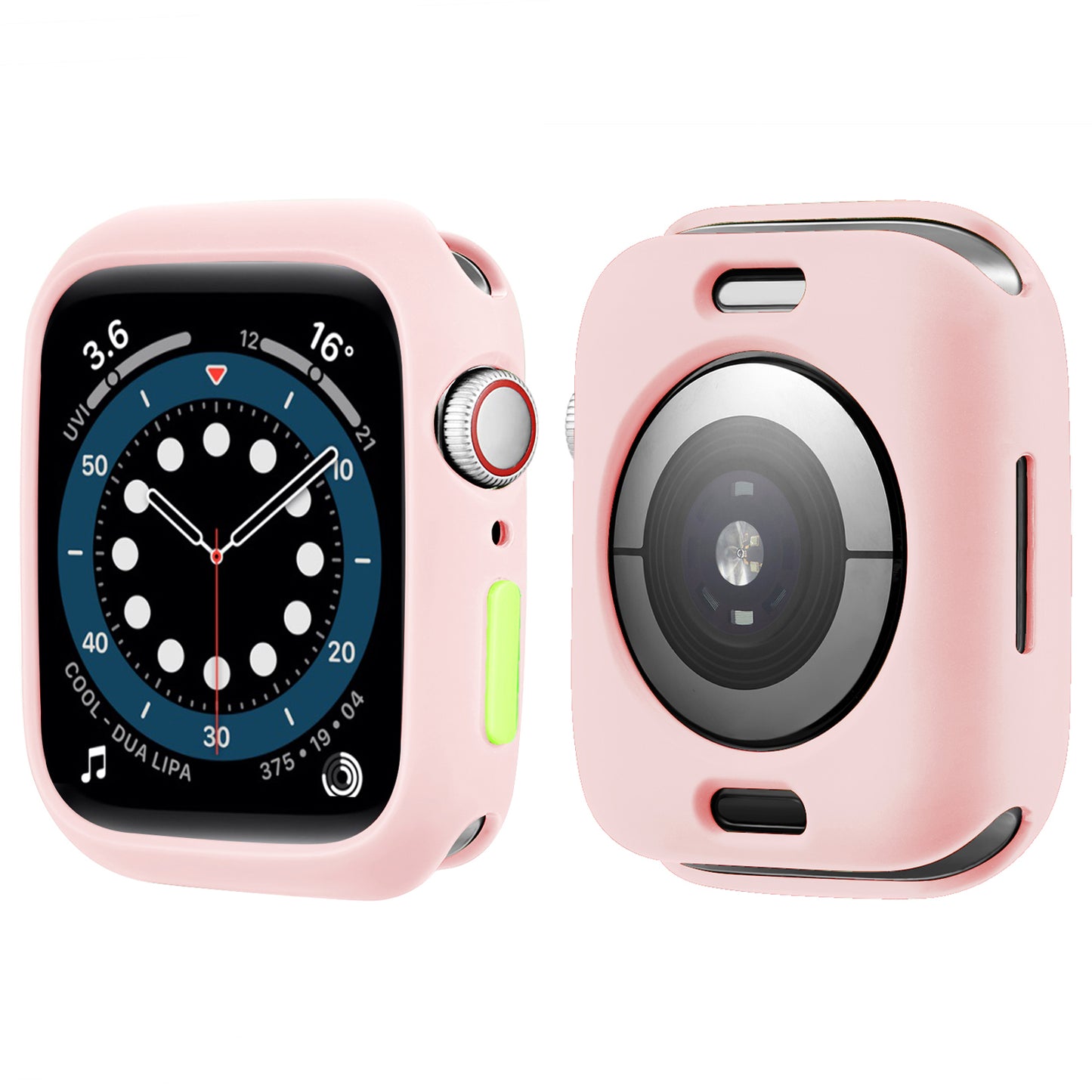 Candy Color Button Covered Soft TPU Protective Watch Case for Apple Watch Series 7 / 8 41mm